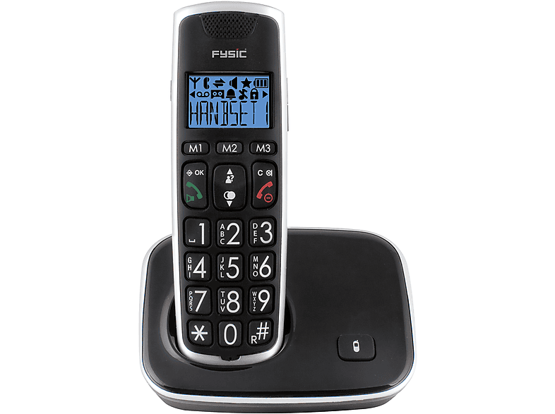 FYSIC FX-6000 - DECT-Telefon mit großen Tasten - Seniorentelefon