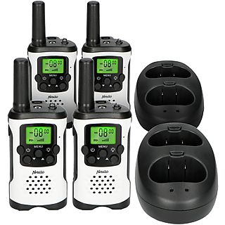 ALECTO FR-175 QUAD Walkie Talkie Wit-Zwart