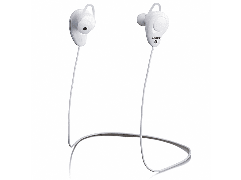 Headphone EPB-015WH, LENCO Weiß In-ear Bluetooth Bluetooth