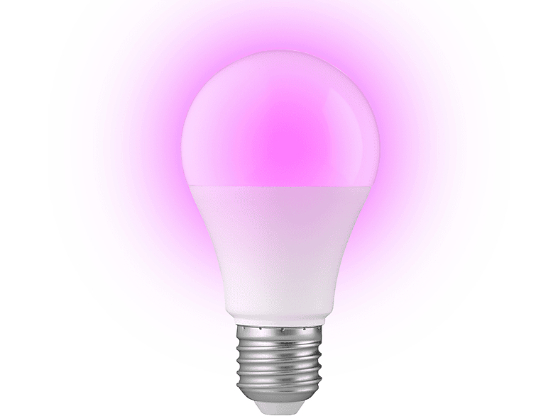 ALECTO SMARTBULB10 - smarte,mehrfarbige WLAN-LED-Glühlampe mit E27-Sockel Kaltes Weiß,Neutrales Weiß,RGB,Sehr warmes Weiß,Warmes Weiß