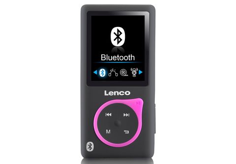 Player MediaMarkt Player MP3 GB, - inkl. - MP4 Pink | LENCO Bluetooth Micro-SD-Karte 8 - 8GB XEMIO-768 Schwarz-Pink
