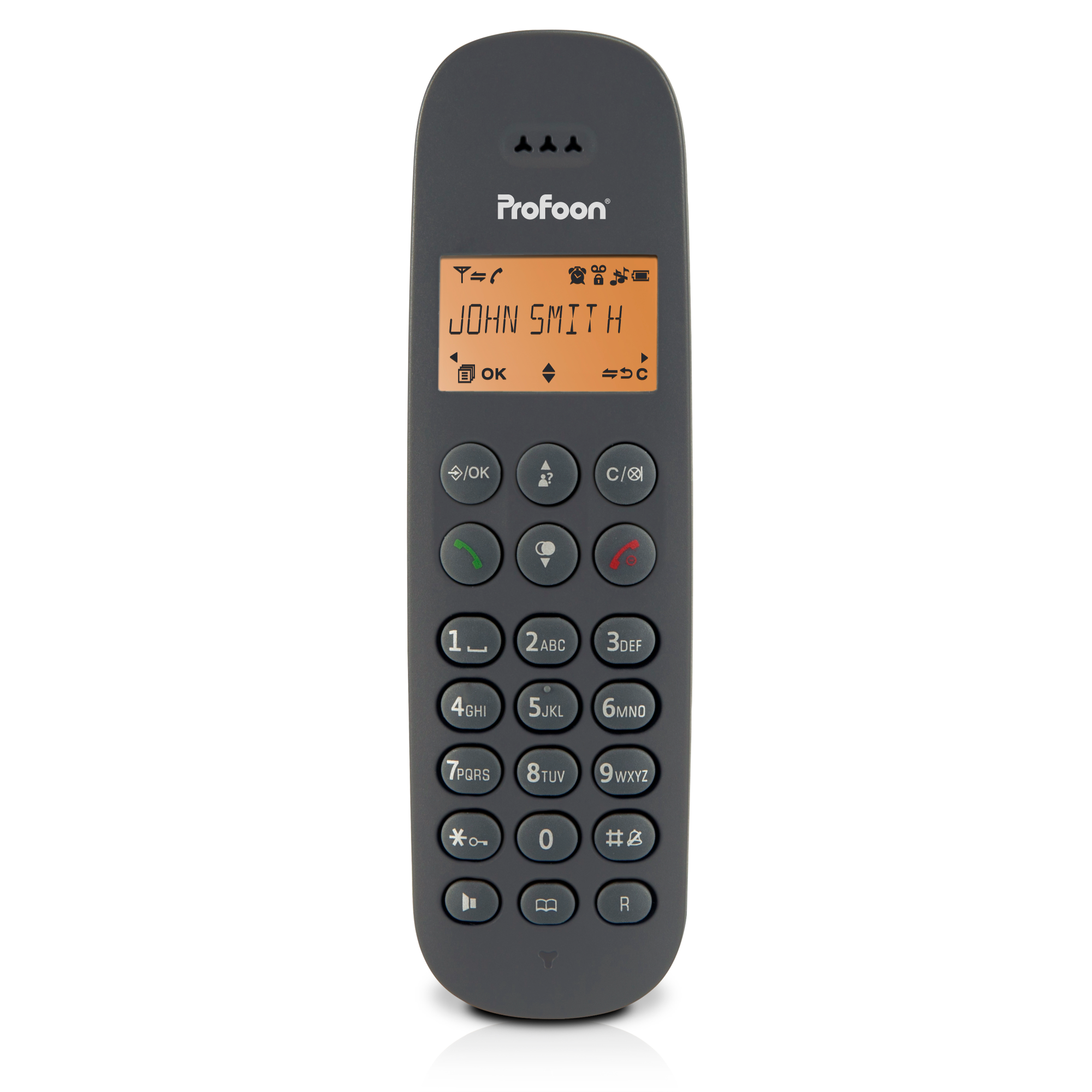 PROFOON PDX600 - schnurloses Telefon 1 DECT Mobilteil mit