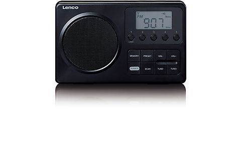 LENCO MPR-035BK Radio, FM, Schwarz | MediaMarkt