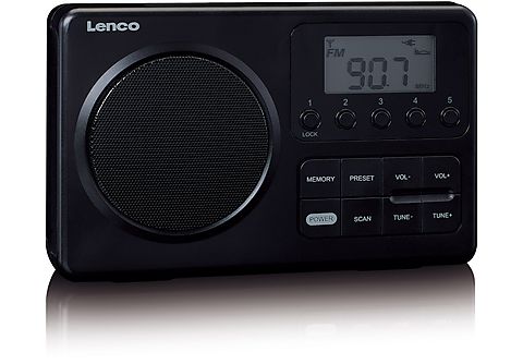 LENCO MPR-035BK Radio, FM, Schwarz | MediaMarkt