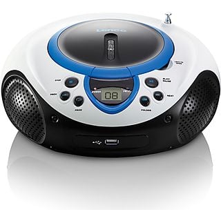 LENCO SCD-38 Radio Wit-Blauw