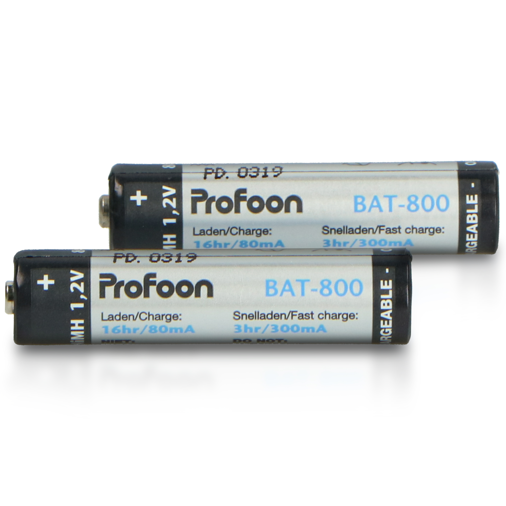 PROFOON BAT-800 AAA Wiederaufladbare AAA-Batterien, mAh 800 1.2 NiMH, Volt