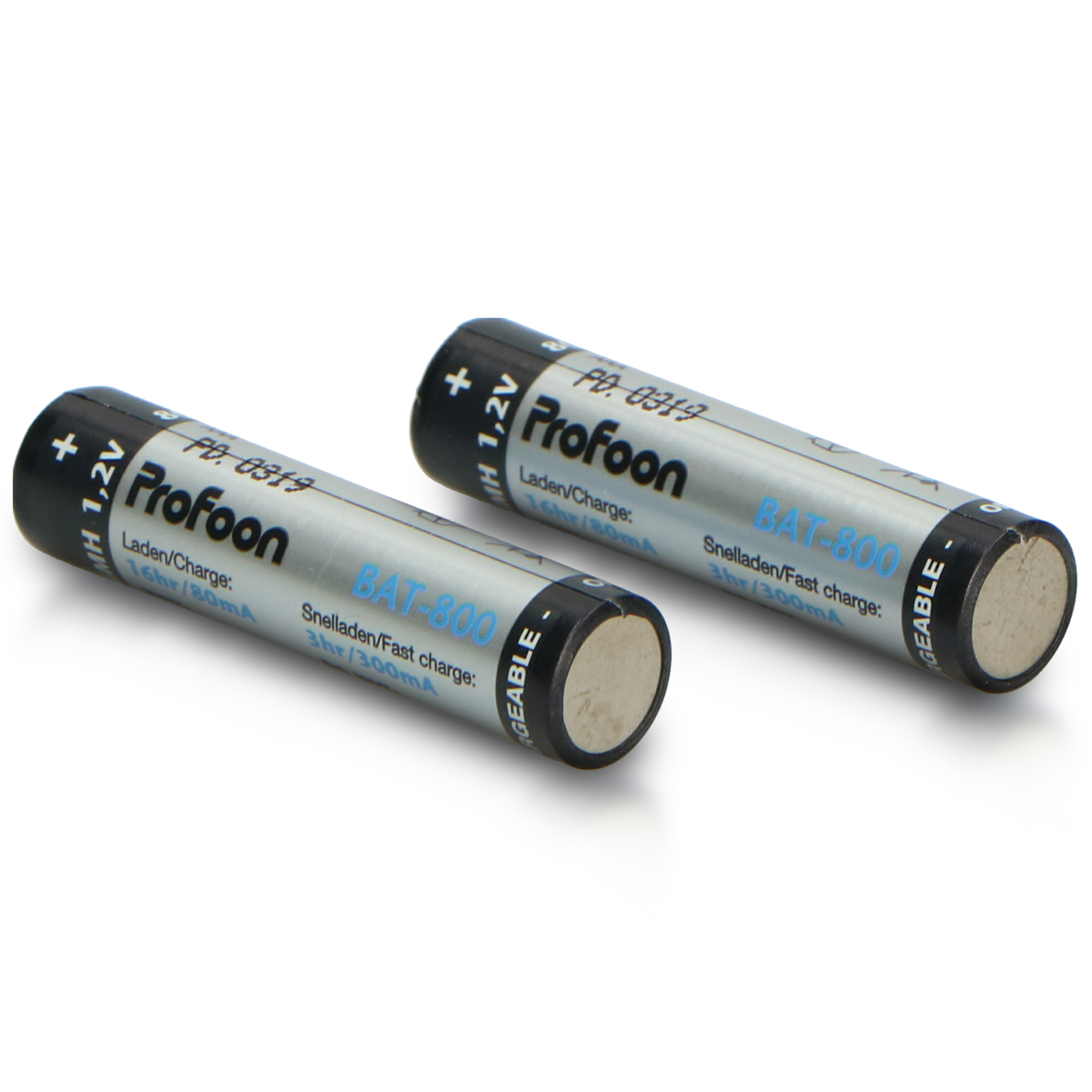 PROFOON BAT-800 AAA Wiederaufladbare AAA-Batterien, mAh 800 1.2 NiMH, Volt