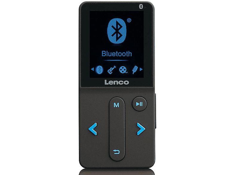 LENCO Xemio-280BU MP4 Player 8 GB, Schwarz-Blau