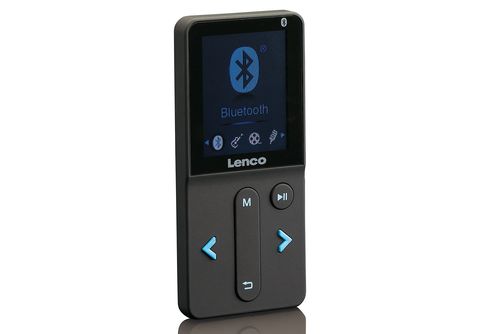 LENCO Xemio-280BU MP4 Player 8 GB, Schwarz-Blau | MediaMarkt