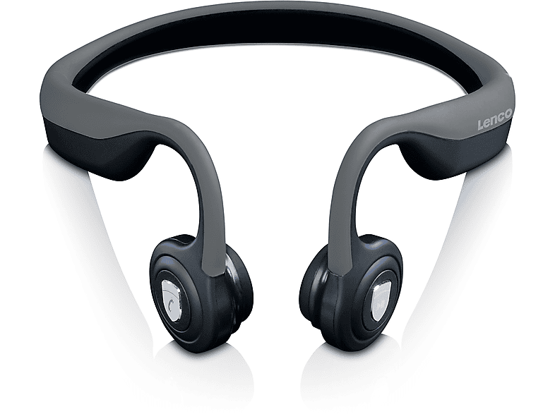 HBC-200GY, Schwarz-Grau Bluetooth Kinnbügel Bluetooth LENCO Headphone