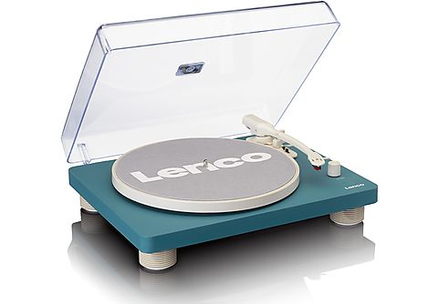 | MediaMarkt Türkis - Lautsprecher Eingebaute Plattenspieler LENCO - LS-50TQ