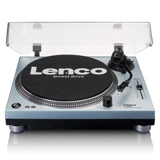 Tocadiscos  - L-3809ME LENCO, USB/PC encoding, 33/45 RPM, Azul