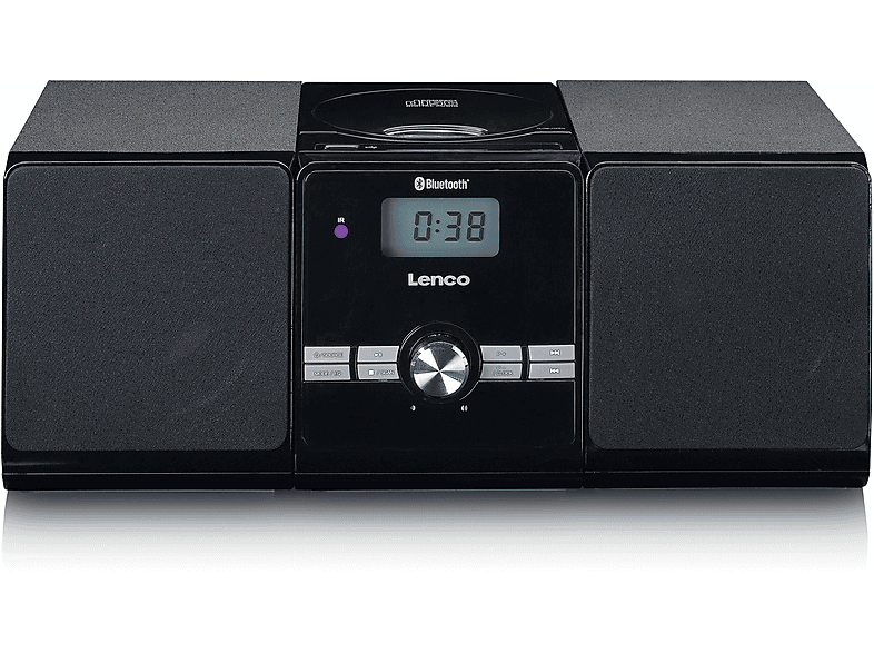 LENCO MC-030BK Radio, FM, FM, Schwarz Bluetooth