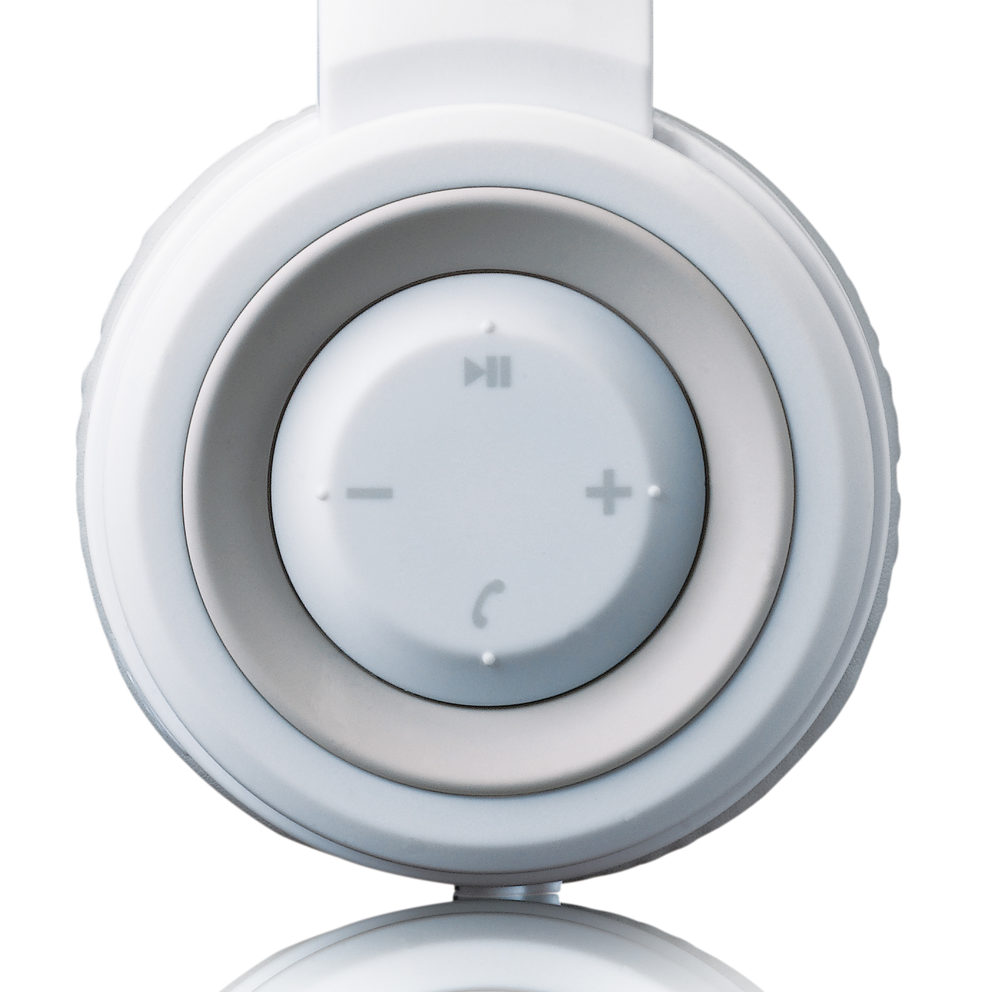 LENCO HPB-330WH - Spritzwassergeschützt -, Bluetooth On-ear Bluetooth Weiß Headphone