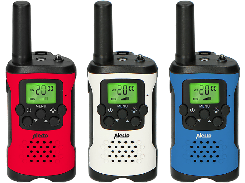 ALECTO FR115 3-PACK Walkie-talkie Rot-Weiß-Blau