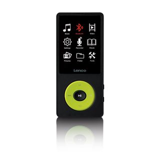 LENCO Xemio-860GN 8 GB MP3/MP4 Speler Zwart-Lime groen