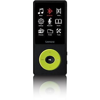 LENCO Xemio-860GN 8 GB MP3/MP4 Speler Zwart-Lime groen