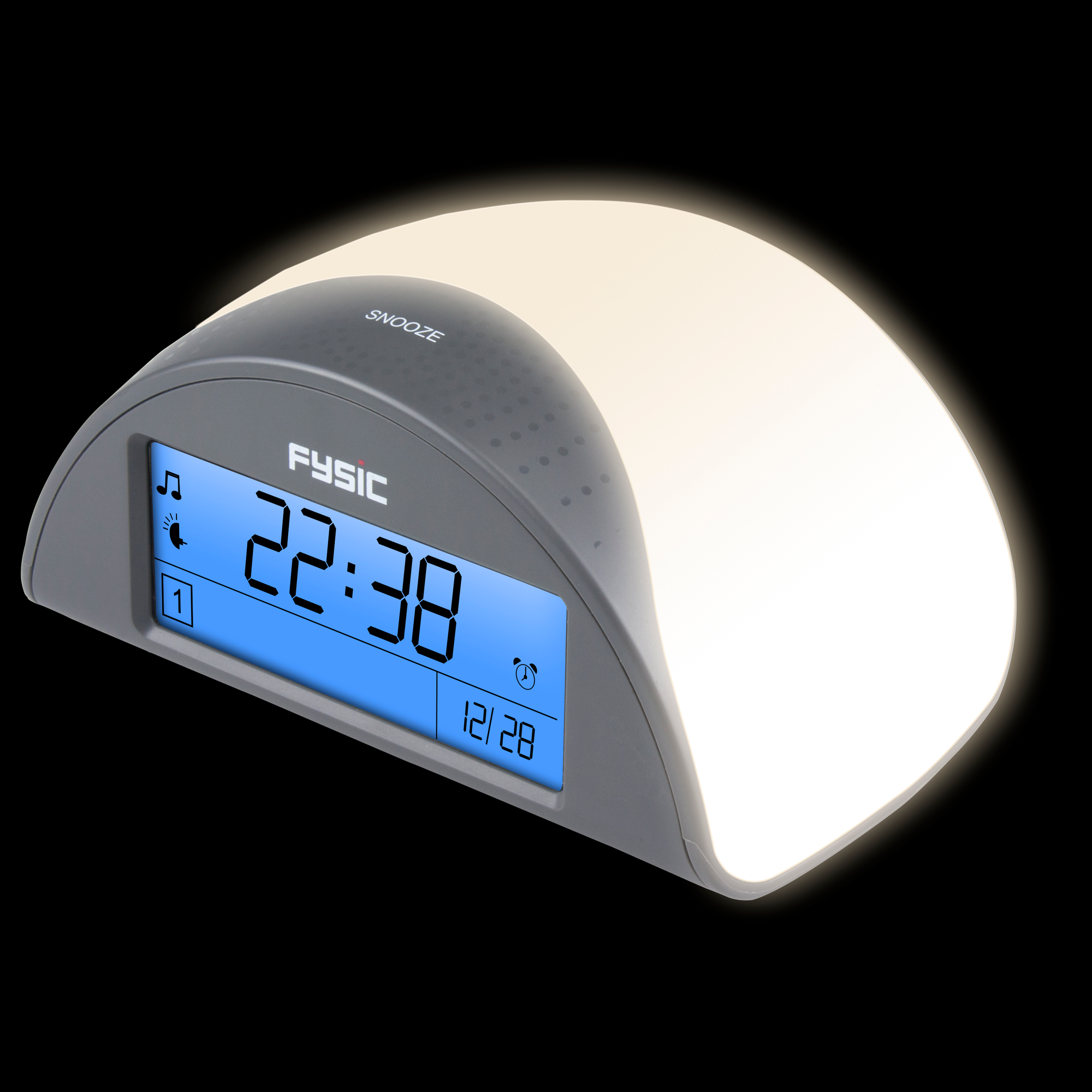 Wecker FC-38 Digitaluhr Bewegungs-/Weglaufsensor - - FYSIC mit