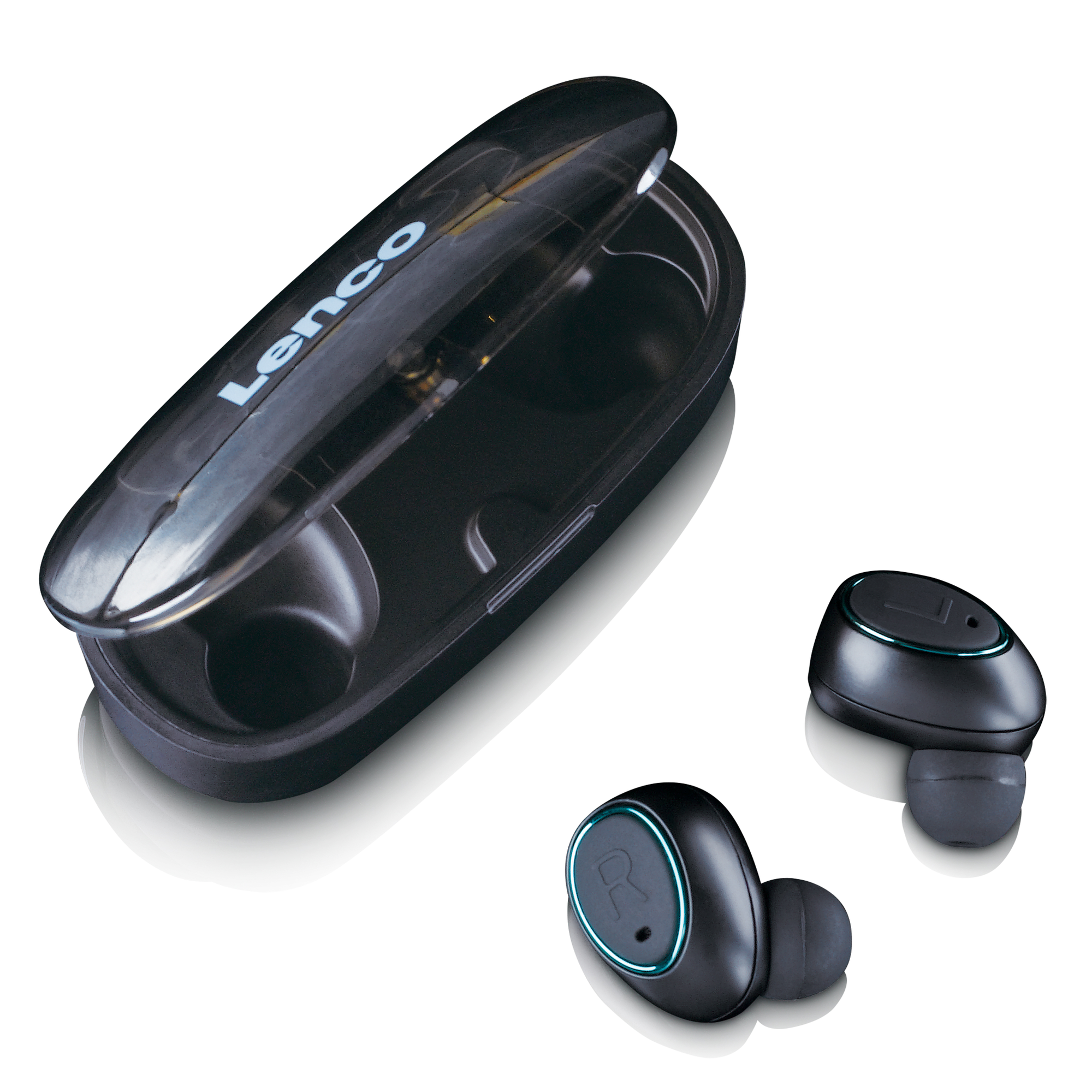 LENCO EPB-410BK, In-ear Bluetooth Headphone Bluetooth Schwarz