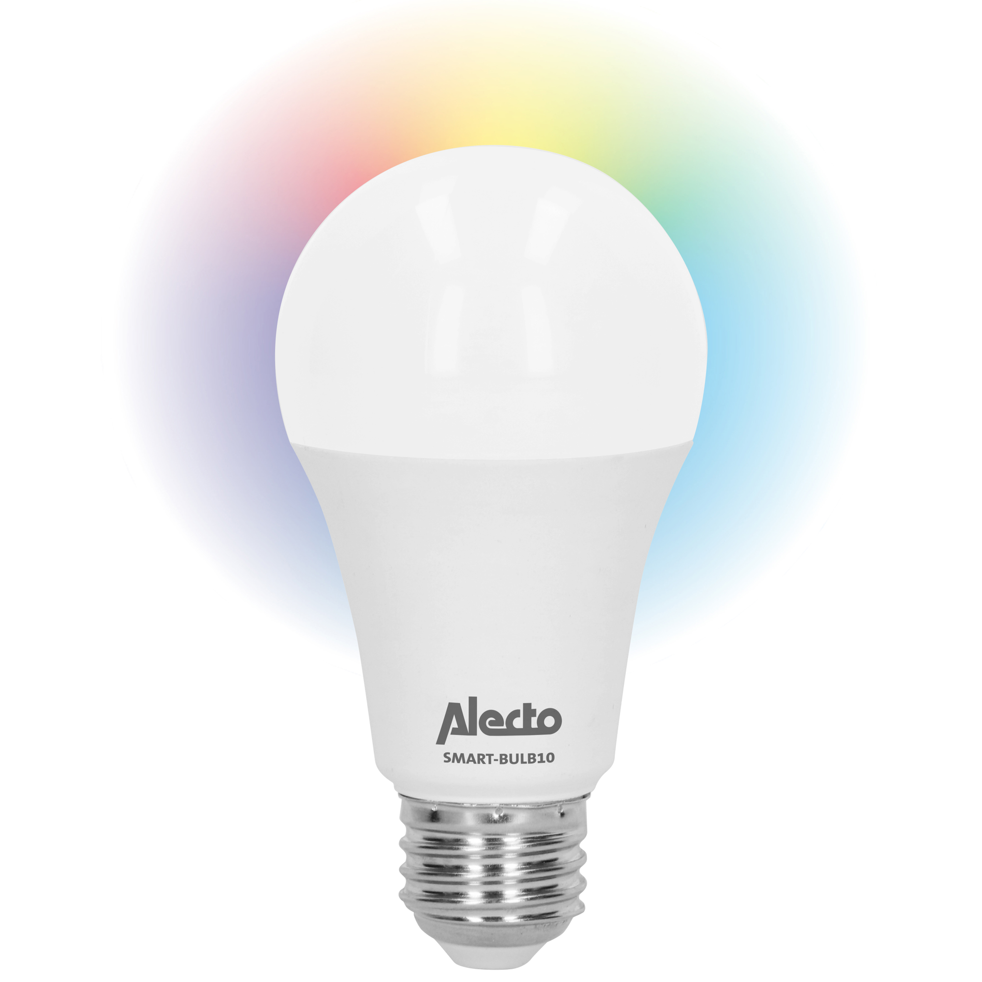 Weiß,Neutrales Kaltes mit E27-Sockel ALECTO WLAN-LED-Glühlampe Weiß Weiß,Warmes Weiß,RGB,Sehr warmes SMART-BULB10 - smarte,mehrfarbige