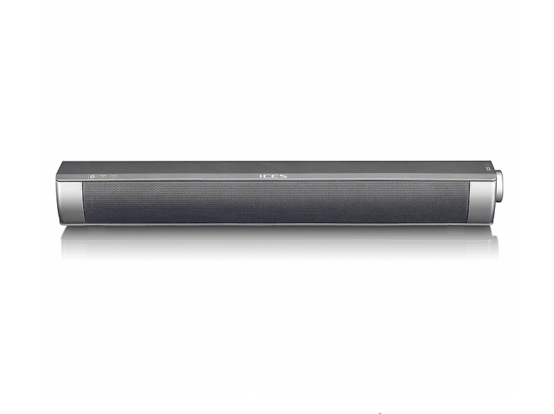 ICES ISB-020 Mini Soundbar - Bluetooth® - Akkubatterie - SD Kartenleser, Silber
