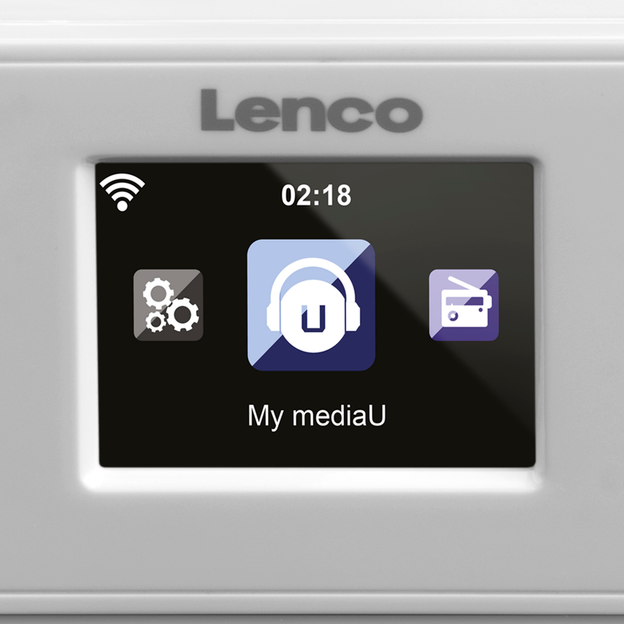 LENCO KCR-2014 Internetradio, Radio, FM, Radio, Weiß Internet