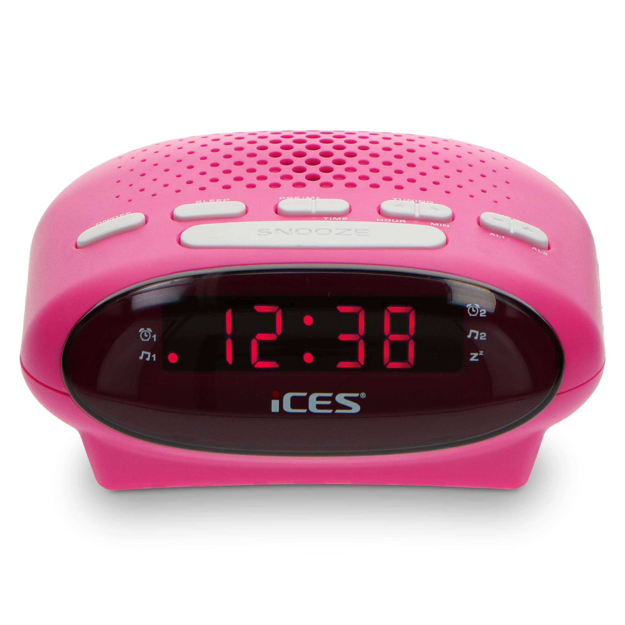 ICES ICR-210 Radiowecker, Pink FM, Pink