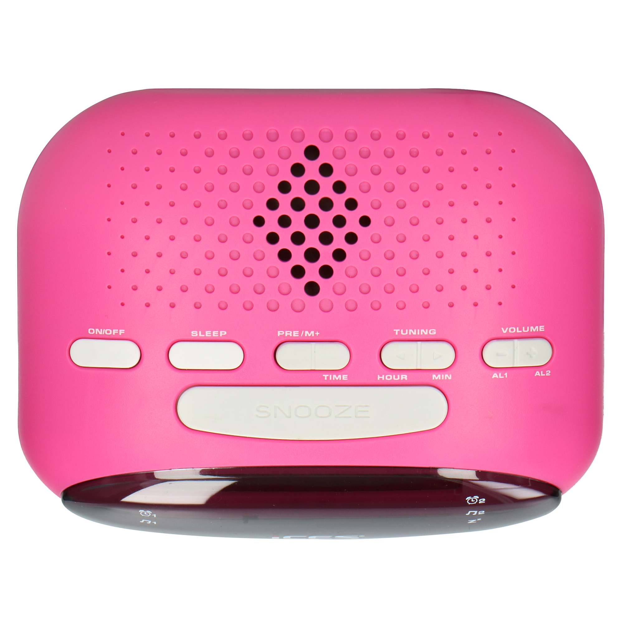 ICES ICR-210 Radiowecker, Pink FM, Pink