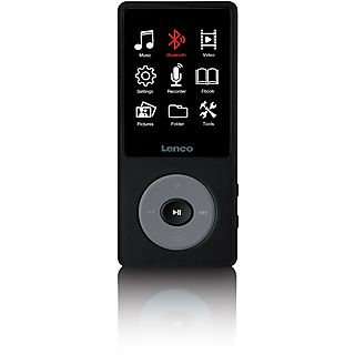 LENCO Xemio-860BK 8 GB MP3/MP4 Speler Zwart-Grijs