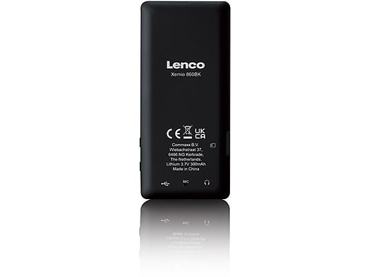 LENCO Xemio-860BK 8 GB MP3/MP4 Speler Zwart-Grijs