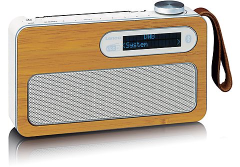 Bluetooth, MediaMarkt FM, | LENCO PDR-040EF DAB+, Grau-Weiß Radio,