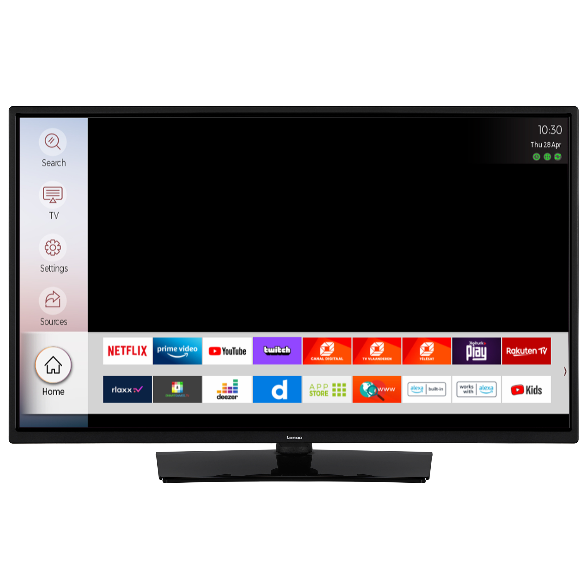 LENCO DVL-3273BK / Linux) cm, LED SMART - mit Zoll Bluetooth Fernseher HD, TV 80 (Flat, 32 - TV