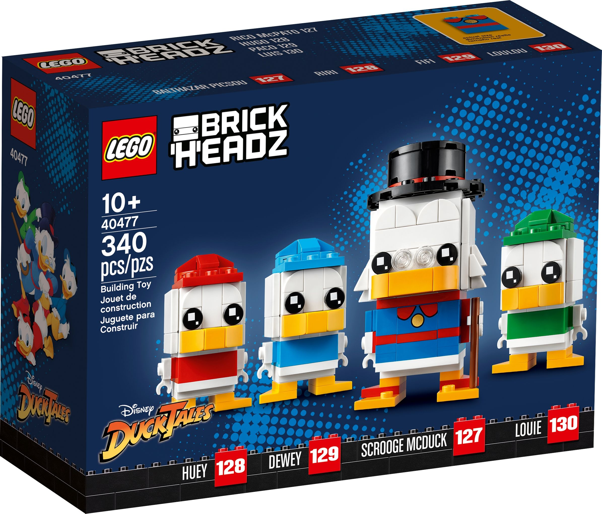 LEGO 40477 Trick Tick, Dagobert Track Duck, & Bausatz