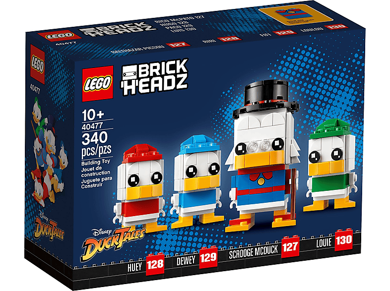 LEGO 40477 Dagobert Duck, Tick, Trick & Track Bausatz