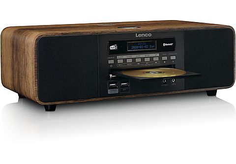 LENCO DAR-051WD - CD,Bluetooth,USB - Stereo Radio, DAB+,FM, DAB+, FM,  Bluetooth, Holz | MediaMarkt