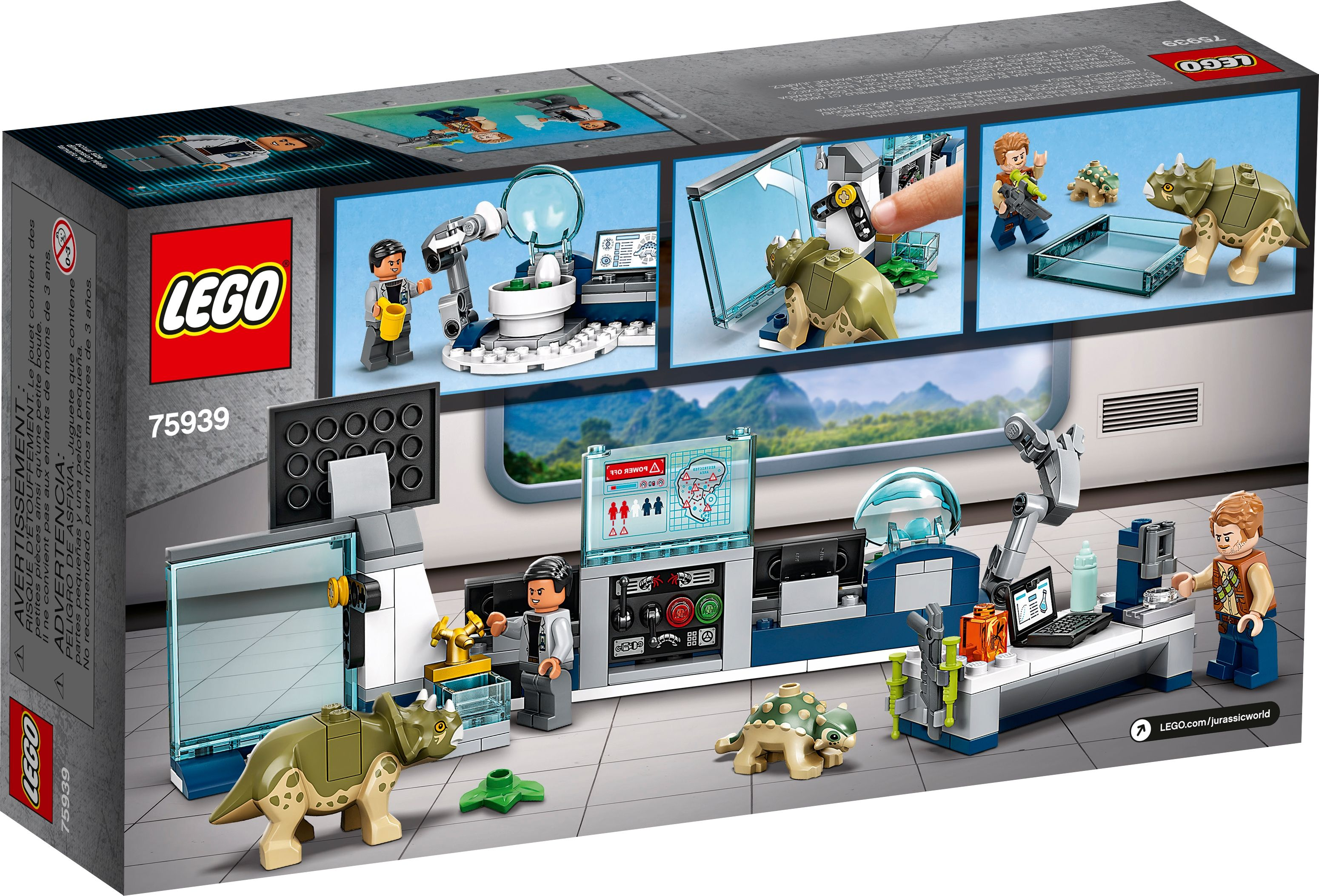 LEGO 75939 Dr. Ausbruch der Baby-Dinosaurier Wus Labor Bausatz