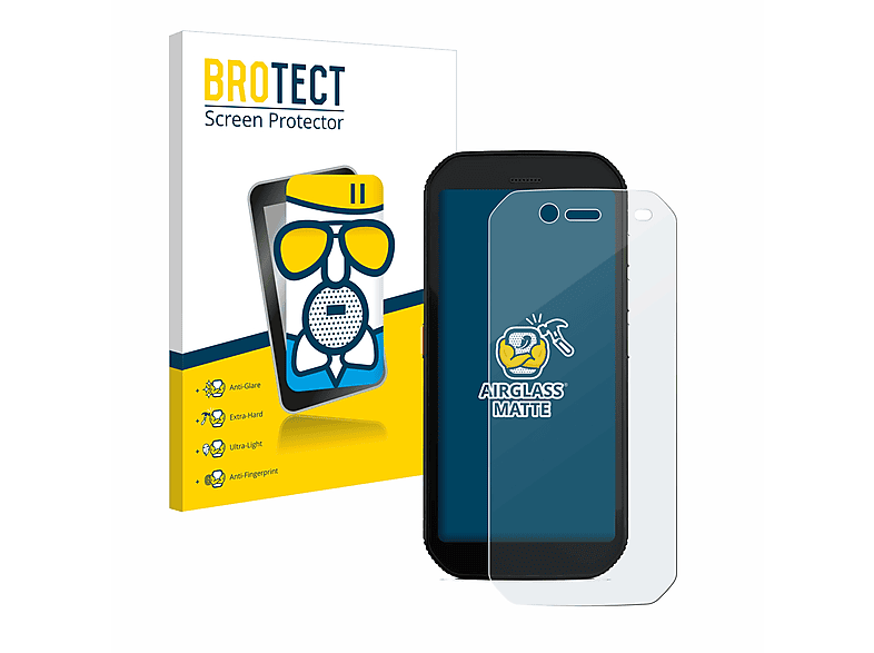 BROTECT Airglass matte Schutzfolie(für S42 Caterpillar Cat H+)