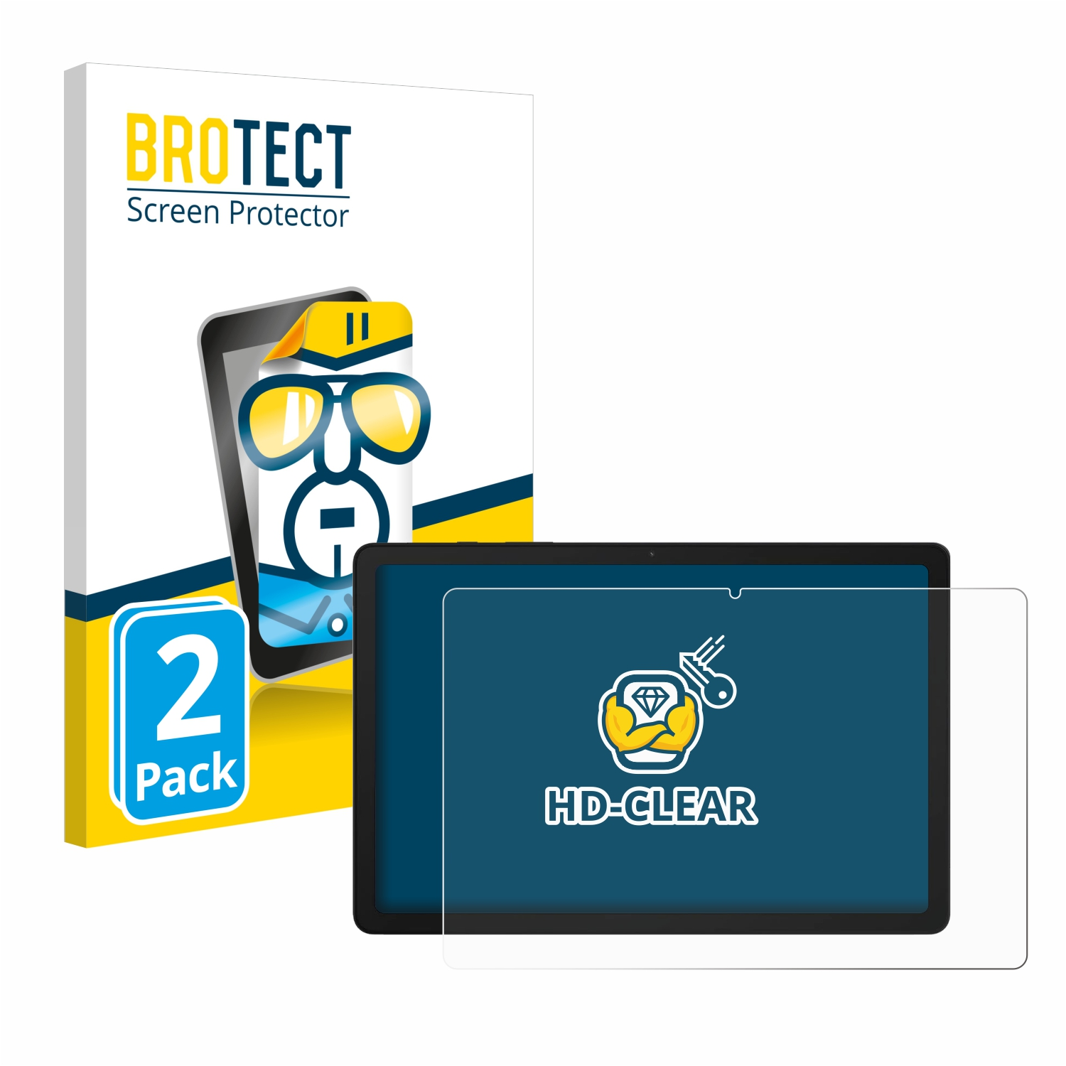 klare A9 Tab 2x Plus Schutzfolie(für Samsung WiFi) Galaxy BROTECT