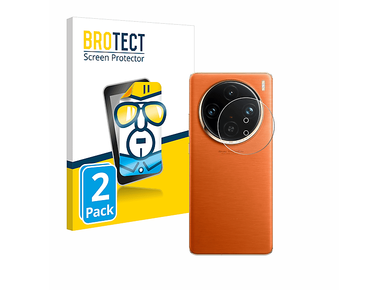 2x klare Schutzfolie(für X100 Vivo BROTECT Pro)