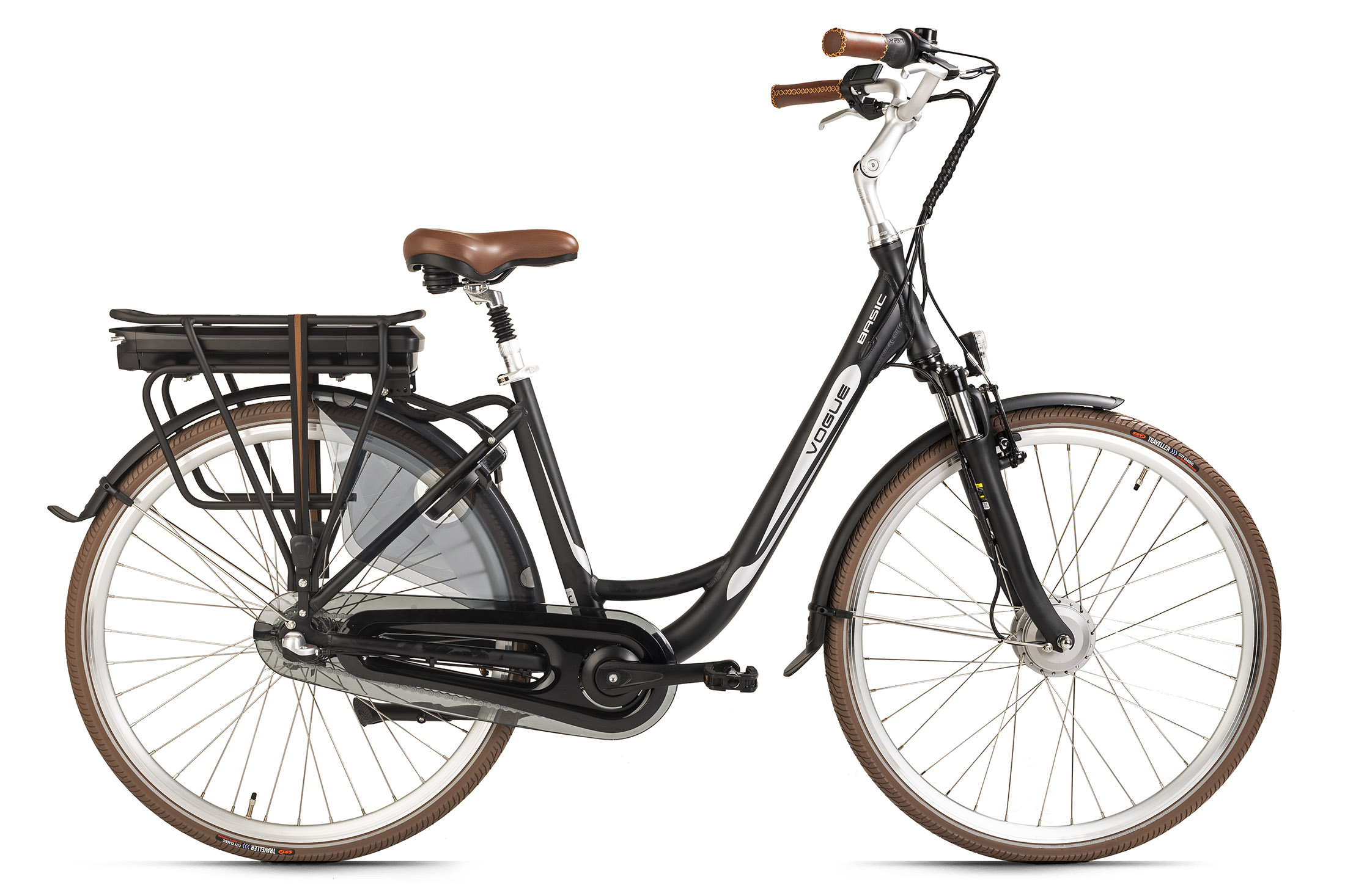 VOGUE Basic Citybike 48 Rahmenhöhe: (Laufradgröße: Unisex-Rad, Schwarz) cm, 468, 28 Zoll