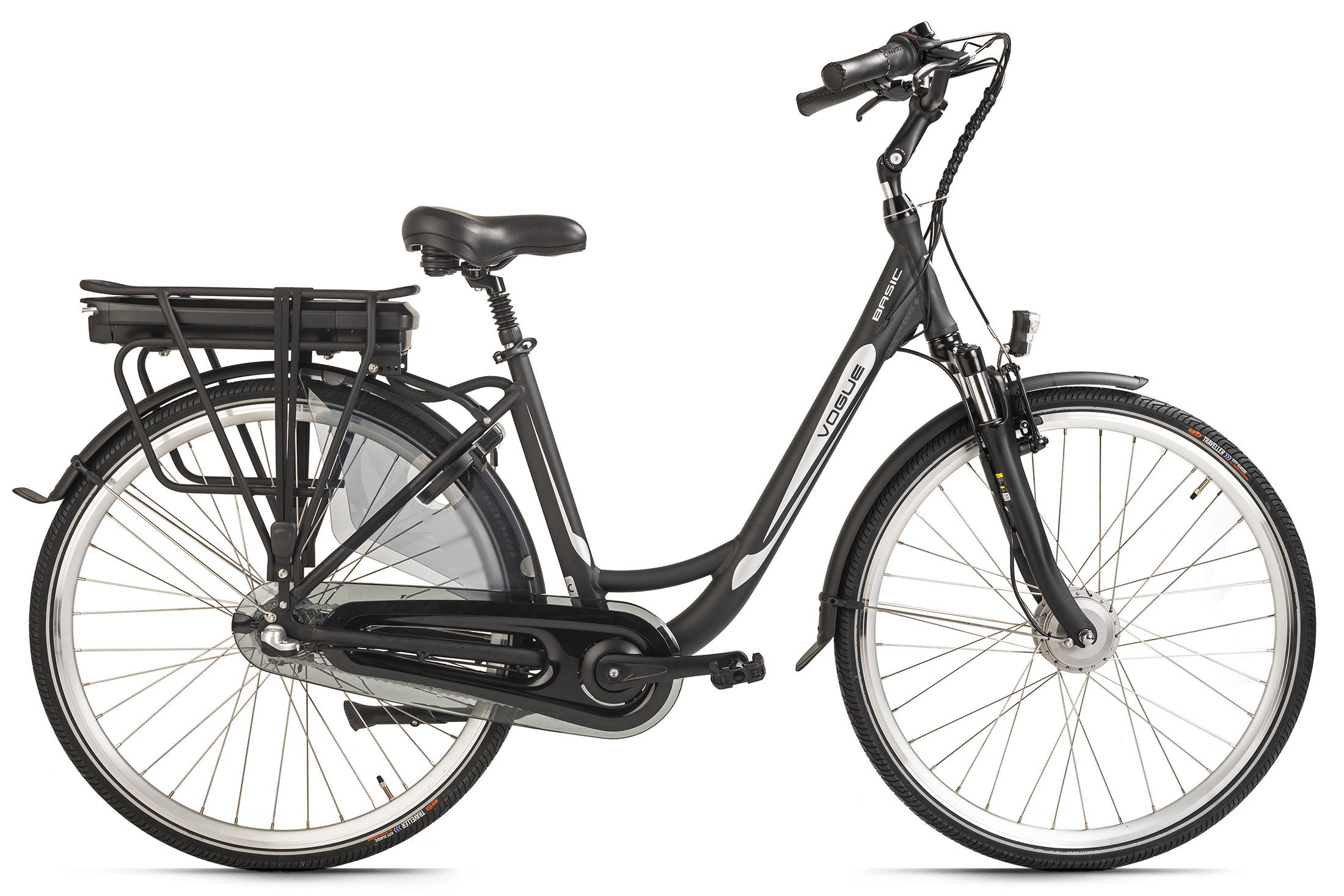 Basic Unisex-Rad, Citybike 48 cm, VOGUE Schwarz) 28 (Laufradgröße: 468, Zoll, Rahmenhöhe: