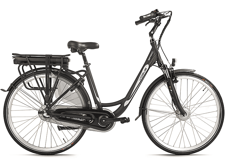 VOGUE Basic Citybike (Laufradgröße: Schwarz) 48 Unisex-Rad, 468, 28 cm, Rahmenhöhe: Zoll