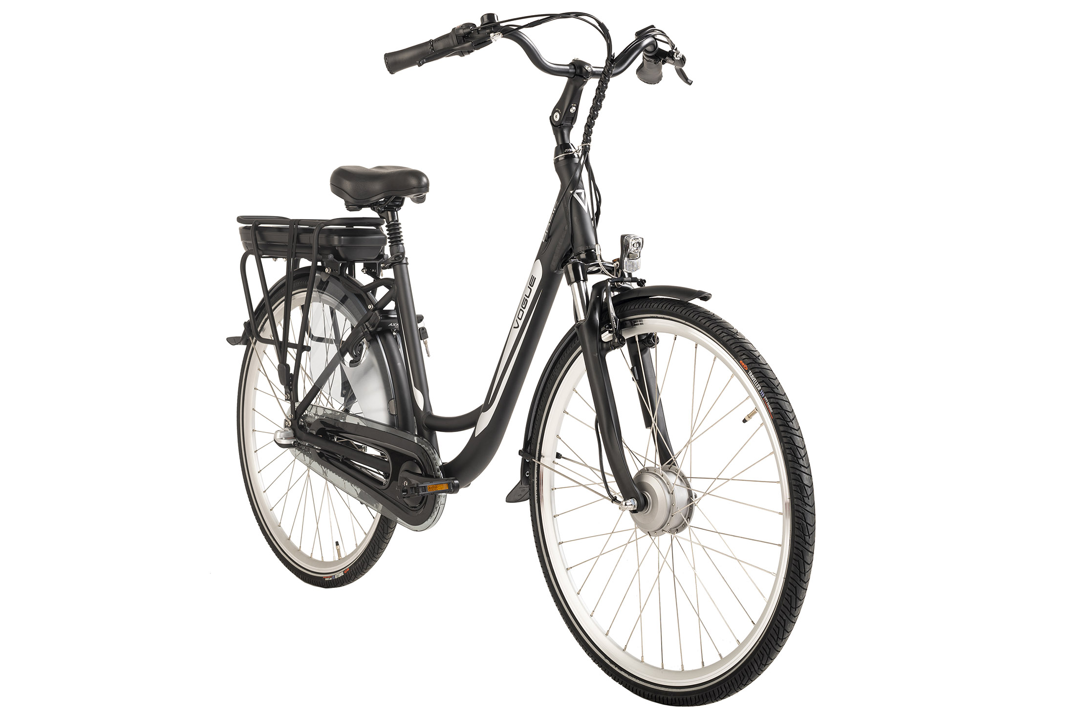 VOGUE Basic Citybike (Laufradgröße: Schwarz) 48 Unisex-Rad, 468, 28 cm, Rahmenhöhe: Zoll