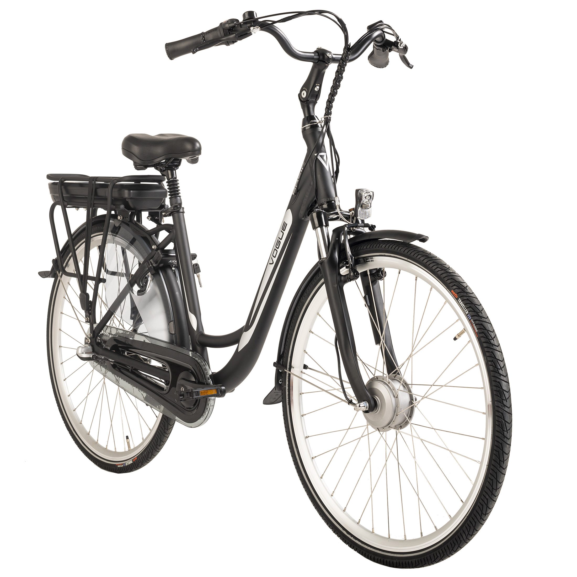 28 Citybike VOGUE cm, Rahmenhöhe: Schwarz) Unisex-Rad, (Laufradgröße: Basic 48 Zoll, 468,