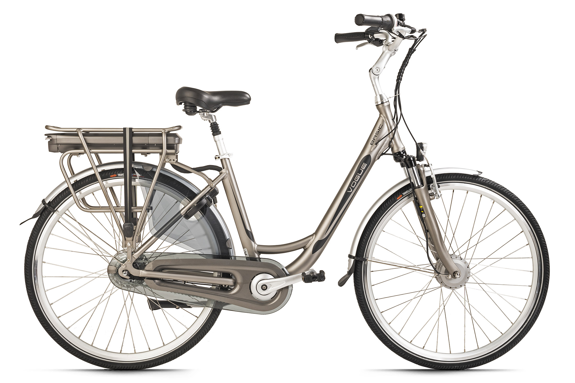 VOGUE Basic Citybike (Laufradgröße: 468, 28 Zoll, Unisex-Rad, Grau) cm, 48 Rahmenhöhe