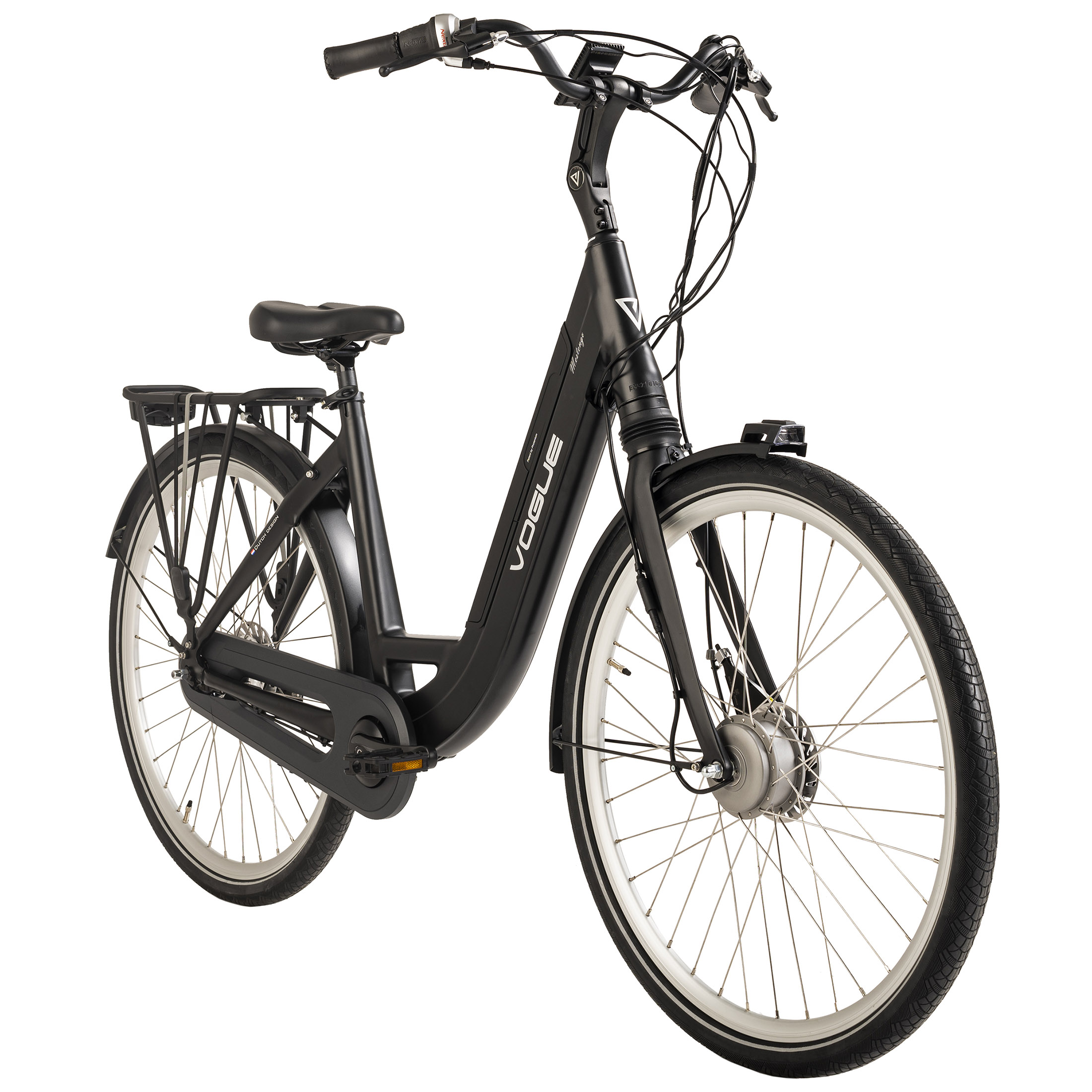 VOGUE Mestengo Citybike (Laufradgröße: 28 Zoll, 460, Unisex-Rad, Schwarz) Rahmenhöhe: cm, 50