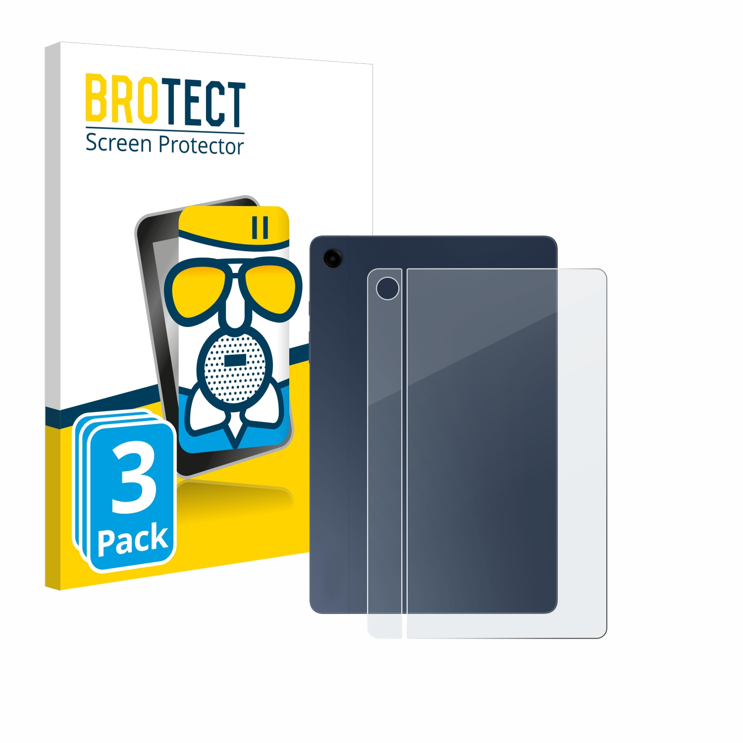 BROTECT 3x Airglass Schutzfolie(für matte Galaxy A9 Samsung 5G) Plus Tab
