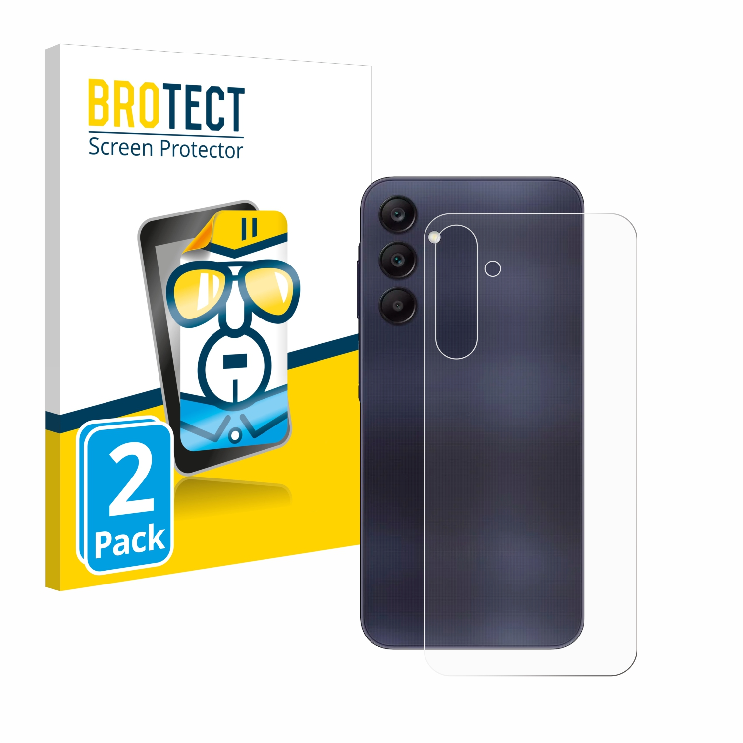 BROTECT 2x klare Schutzfolie(für Galaxy A25 Samsung 5G)