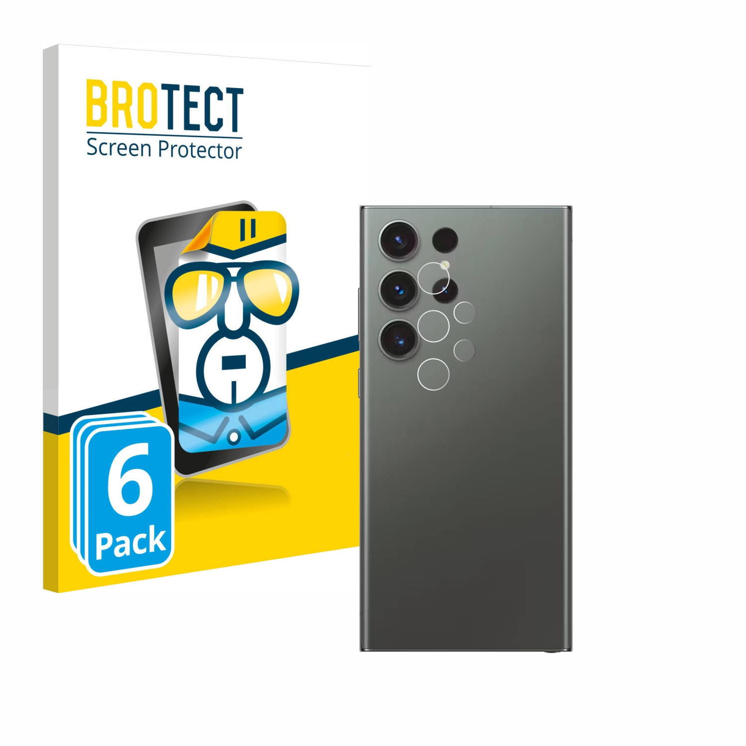 6x Samsung Galaxy BROTECT Enterprise Ultra klare Edition) Schutzfolie(für S23