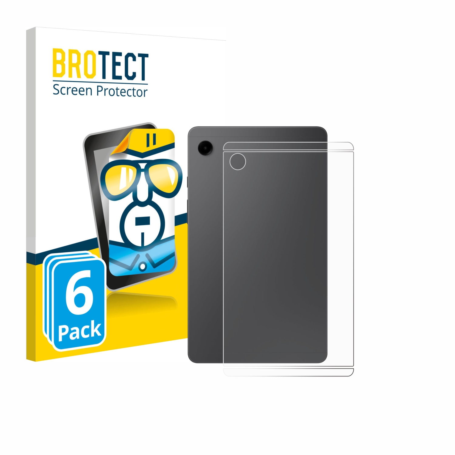 BROTECT Schutzfolie(für LTE) klare Galaxy Samsung A9 Tab 6x